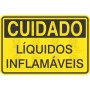 Cuidado - líquidos inflmáveis